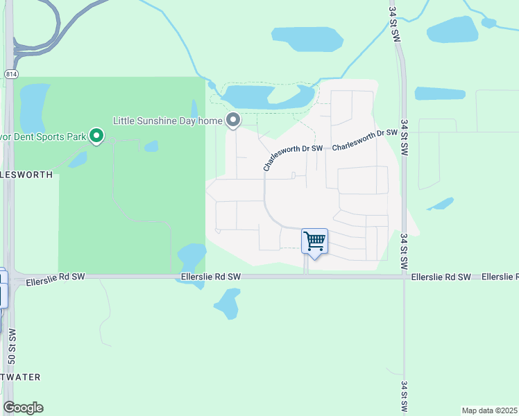 map of restaurants, bars, coffee shops, grocery stores, and more near 4003 6 Avenue Southwest in Edmonton