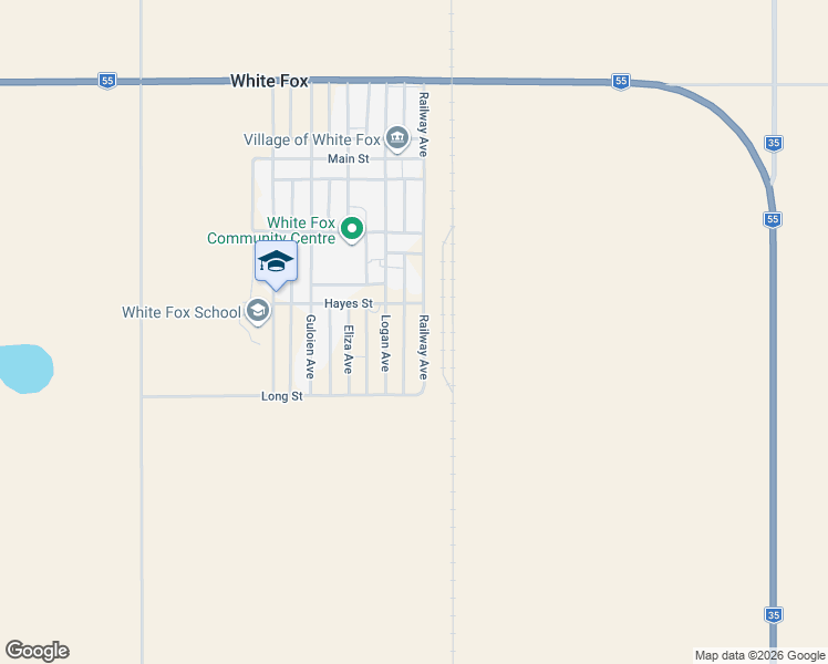 map of restaurants, bars, coffee shops, grocery stores, and more near 412 Logan Avenue in White Fox