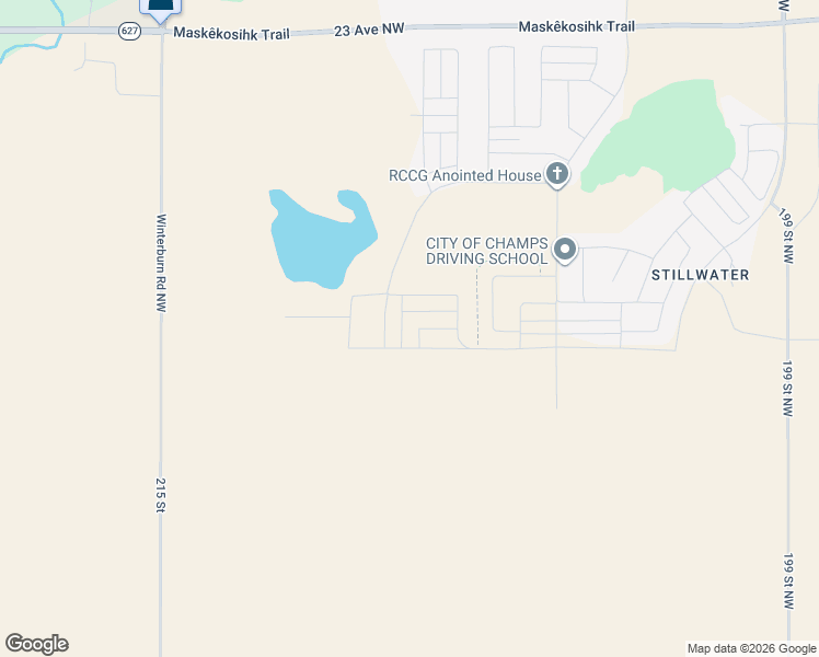 map of restaurants, bars, coffee shops, grocery stores, and more near 16 Avenue Northwest in Edmonton
