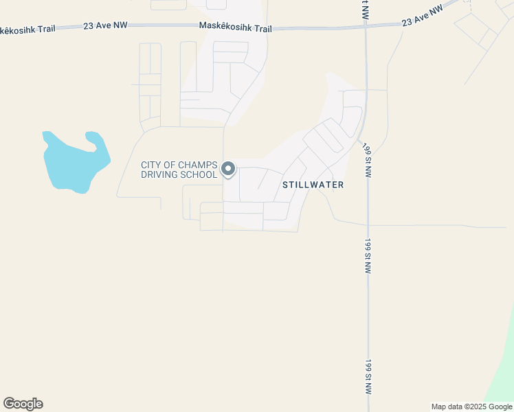 map of restaurants, bars, coffee shops, grocery stores, and more near 20216 16 Avenue Northwest in Edmonton