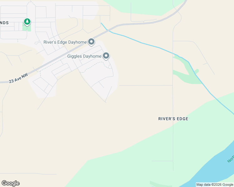 map of restaurants, bars, coffee shops, grocery stores, and more near 18403-19859 23 Avenue Northwest in Edmonton