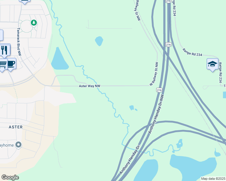 map of restaurants, bars, coffee shops, grocery stores, and more near 555 23 Avenue Northwest in Edmonton