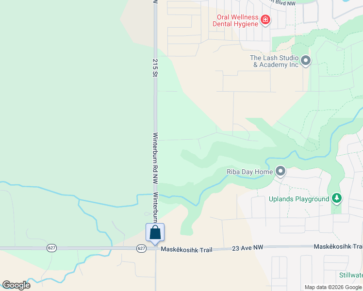 map of restaurants, bars, coffee shops, grocery stores, and more near 2779 215 Street Northwest in Spruce Grove