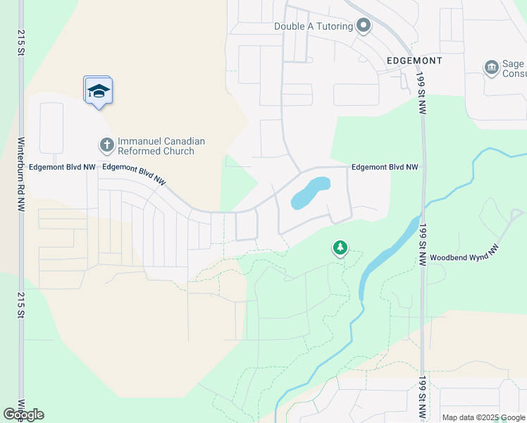 map of restaurants, bars, coffee shops, grocery stores, and more near 5903 Edmonds Crescent in Edmonton