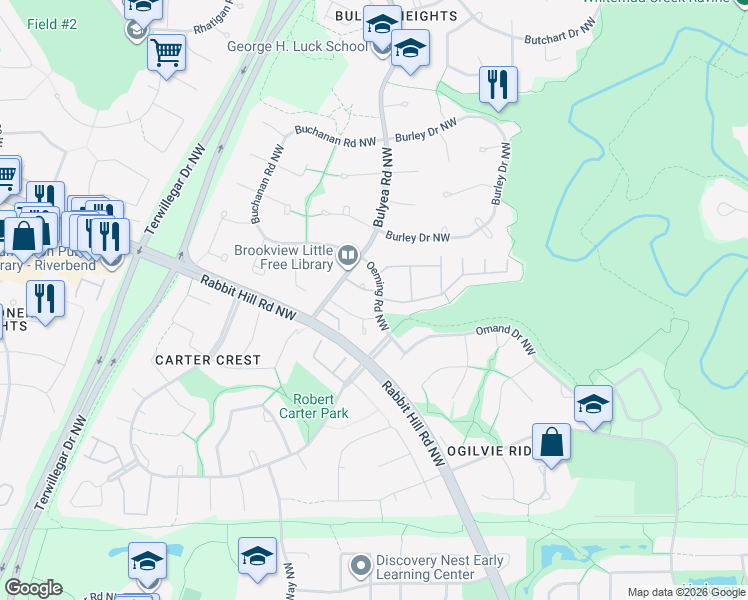 map of restaurants, bars, coffee shops, grocery stores, and more near 170 Oeming Road Northwest in Edmonton