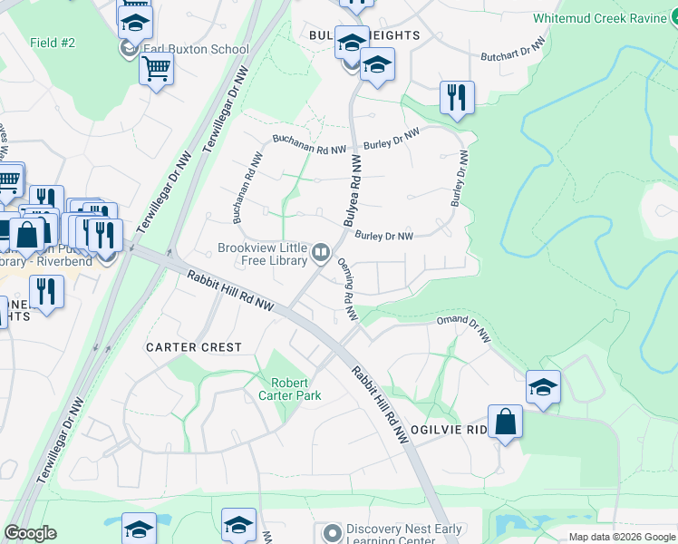 map of restaurants, bars, coffee shops, grocery stores, and more near 170 Oeming Road Northwest in Edmonton
