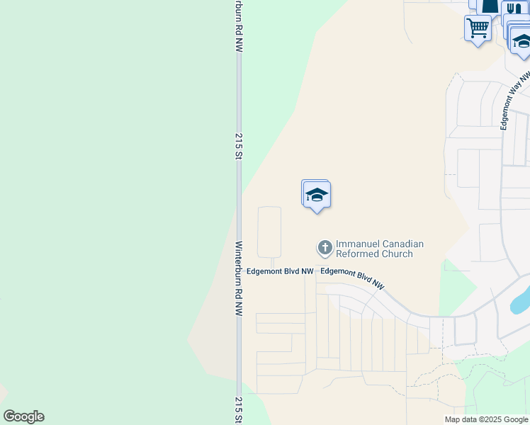 map of restaurants, bars, coffee shops, grocery stores, and more near 3503-4001 Winterburn Road Northwest in Spruce Grove
