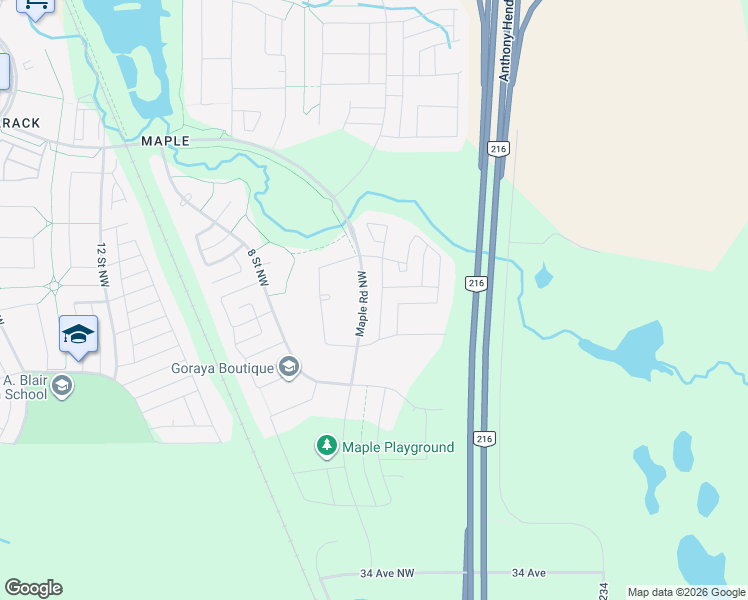map of restaurants, bars, coffee shops, grocery stores, and more near 2150 Maple Road Northwest in Edmonton