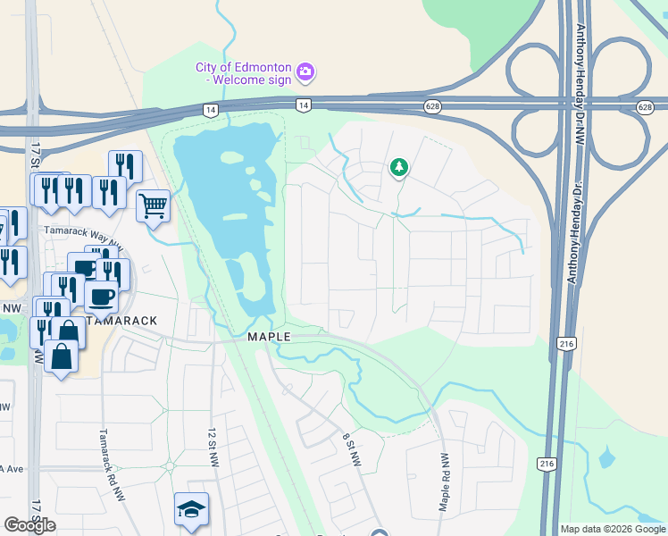 map of restaurants, bars, coffee shops, grocery stores, and more near in 