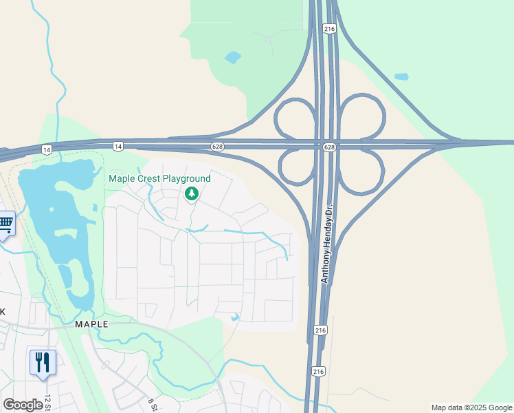 map of restaurants, bars, coffee shops, grocery stores, and more near 2701 Maple Way Northwest in Edmonton