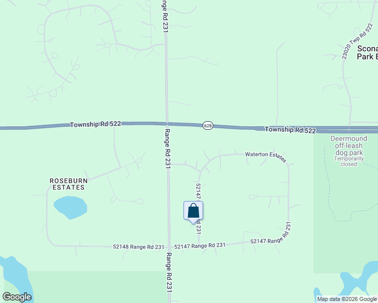 map of restaurants, bars, coffee shops, grocery stores, and more near 373 52147 Range Road 231 in Sherwood Park