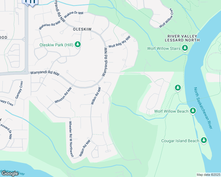 map of restaurants, bars, coffee shops, grocery stores, and more near 115 Country Club Place Northwest in Edmonton