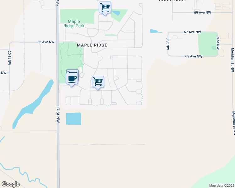 map of restaurants, bars, coffee shops, grocery stores, and more near 2 Keyhole Crescent Northwest in Edmonton