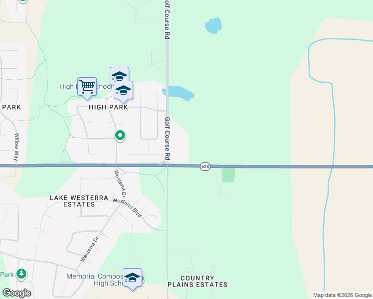 map of restaurants, bars, coffee shops, grocery stores, and more near 7803 Golf Course Road in Stony Plain