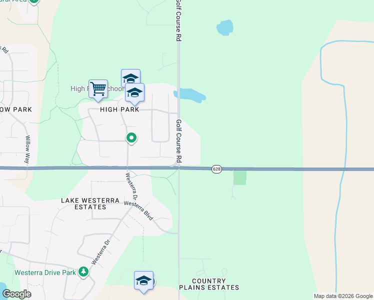 map of restaurants, bars, coffee shops, grocery stores, and more near 24 Golf Course Road in Stony Plain
