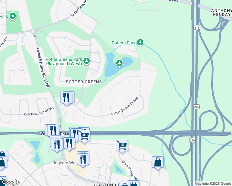 map of restaurants, bars, coffee shops, grocery stores, and more near 247 Peter Close Northwest in Edmonton