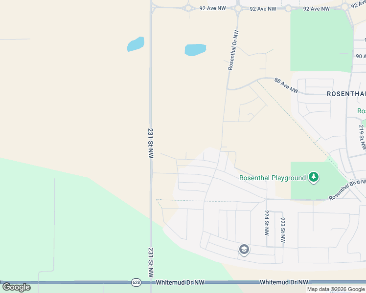 map of restaurants, bars, coffee shops, grocery stores, and more near 8528 231 Street in Acheson