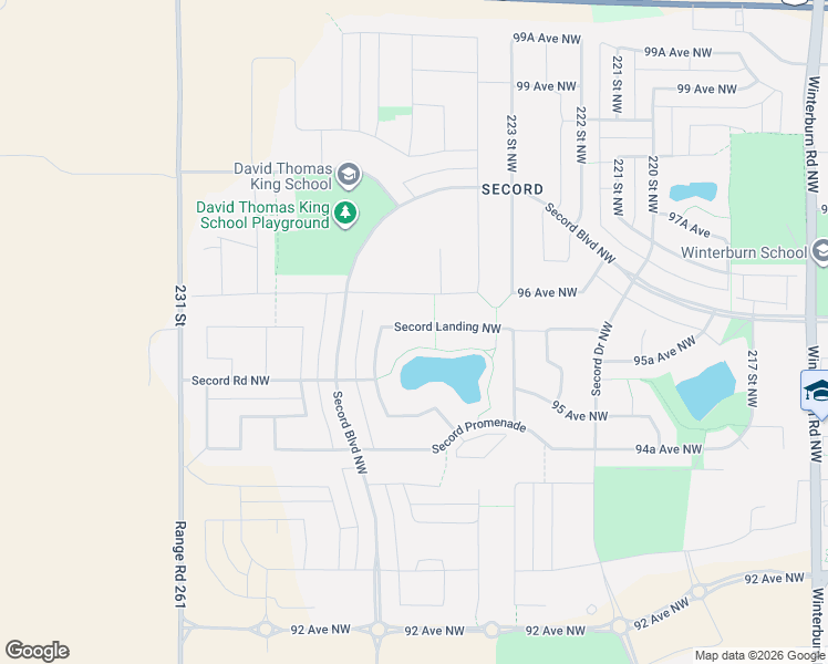 map of restaurants, bars, coffee shops, grocery stores, and more near 1296 Secord Landing Northwest in Edmonton