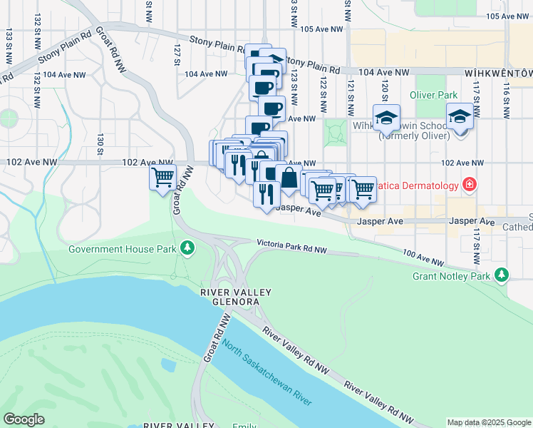 12331 Jasper Avenue, Edmonton AB Walk Score