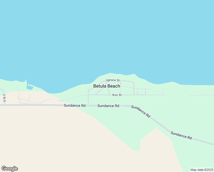 map of restaurants, bars, coffee shops, grocery stores, and more near in Betula Beach