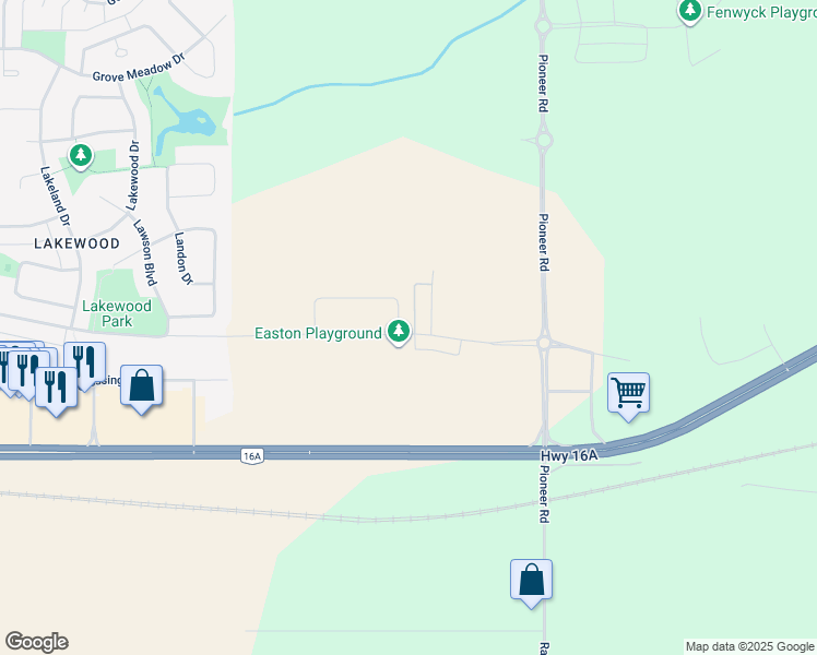 map of restaurants, bars, coffee shops, grocery stores, and more near in Spruce Grove