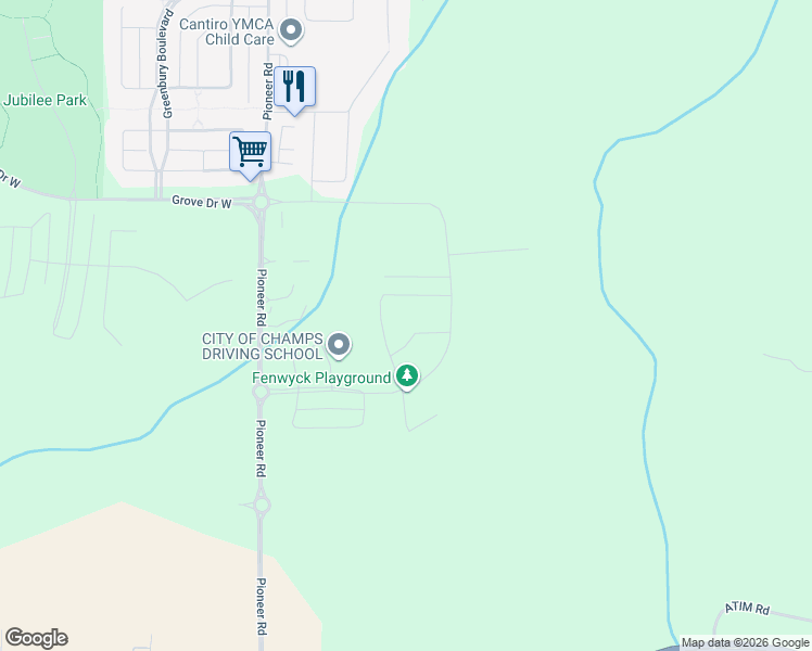 map of restaurants, bars, coffee shops, grocery stores, and more near in Spruce Grove