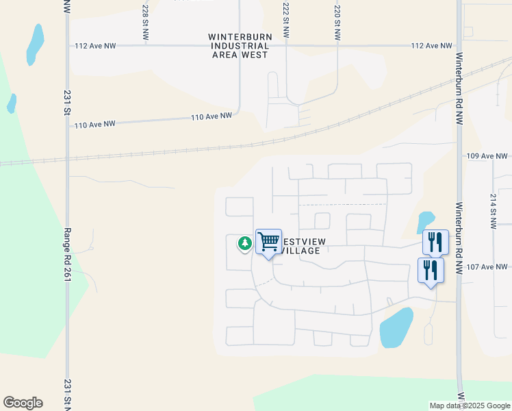 map of restaurants, bars, coffee shops, grocery stores, and more near in Edmonton