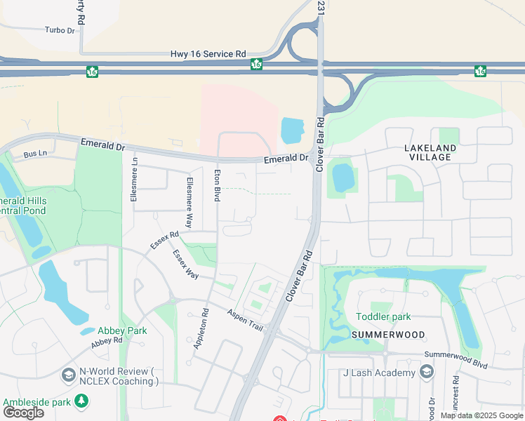 map of restaurants, bars, coffee shops, grocery stores, and more near 139 Edgar Lane in Sherwood Park
