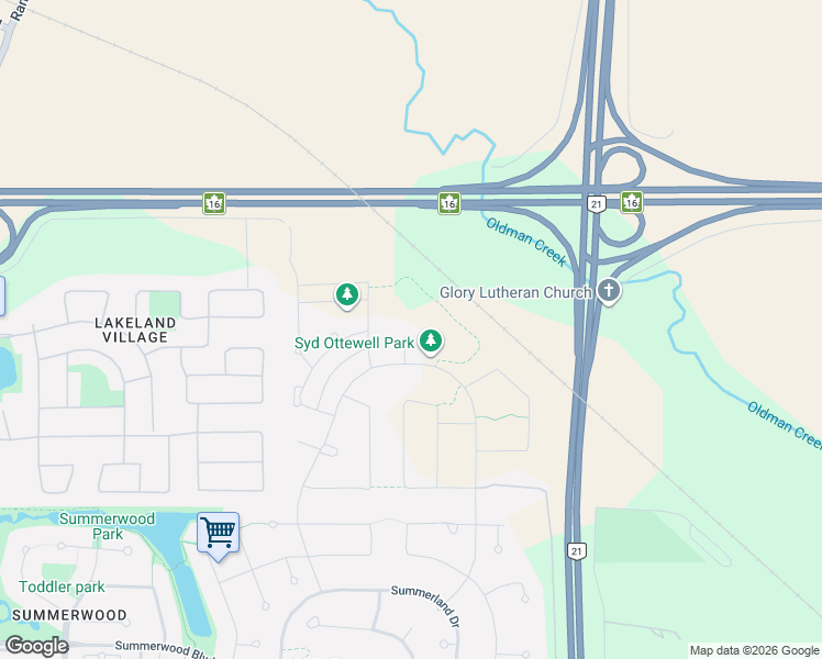 map of restaurants, bars, coffee shops, grocery stores, and more near 5 Sapphire Cove in Sherwood Park