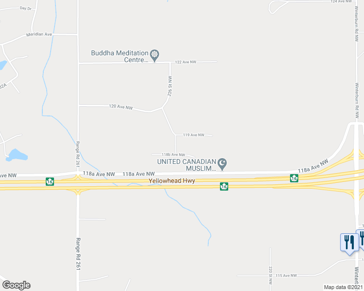 map of restaurants, bars, coffee shops, grocery stores, and more near 8103 226 Street Northwest in Edmonton