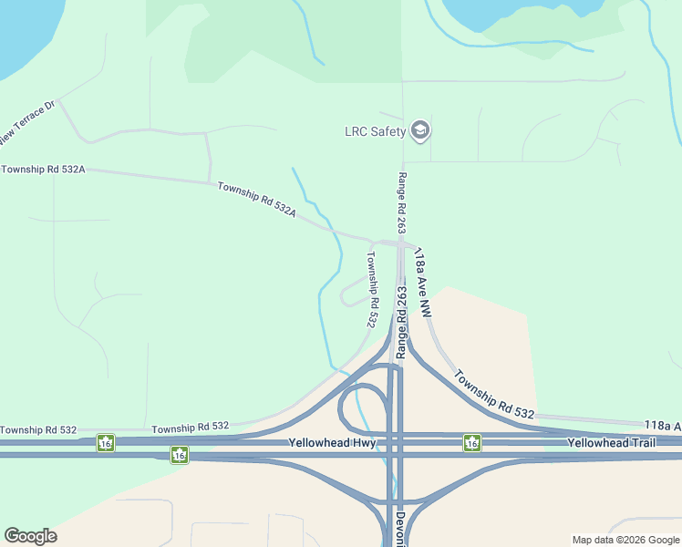 map of restaurants, bars, coffee shops, grocery stores, and more near 53212 Alberta 60 in Spruce Grove