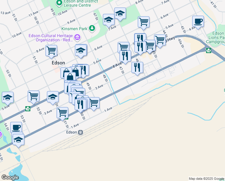 4790 Yellowhead Highway, Edson AB Walk Score