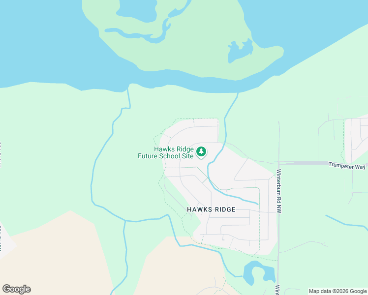 map of restaurants, bars, coffee shops, grocery stores, and more near 329 Hawks Ridge Boulevard Northwest in Edmonton