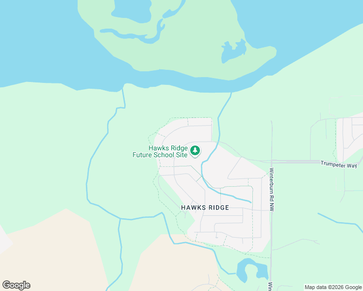 map of restaurants, bars, coffee shops, grocery stores, and more near 329 Hawks Ridge Boulevard Northwest in Edmonton