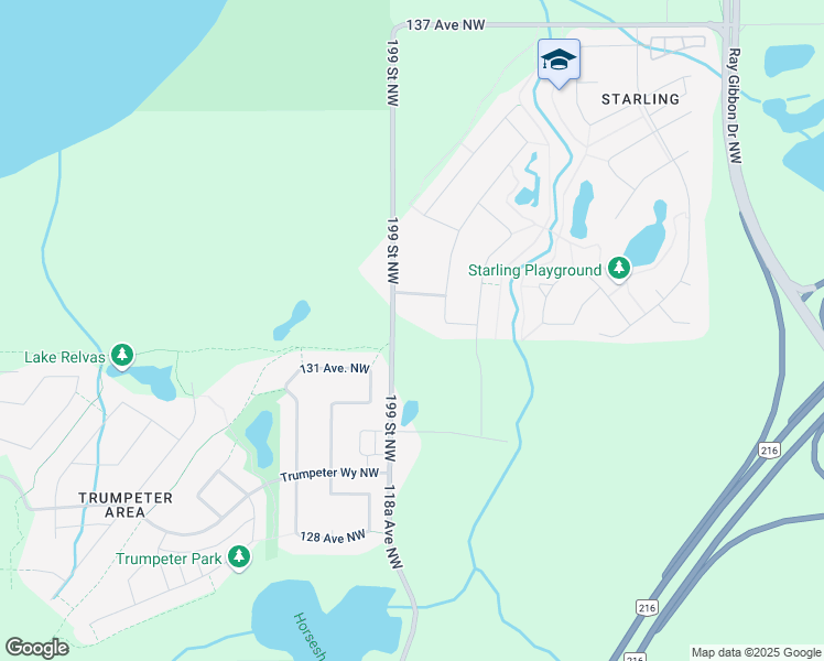 map of restaurants, bars, coffee shops, grocery stores, and more near 13039 200 Street Northwest in Edmonton