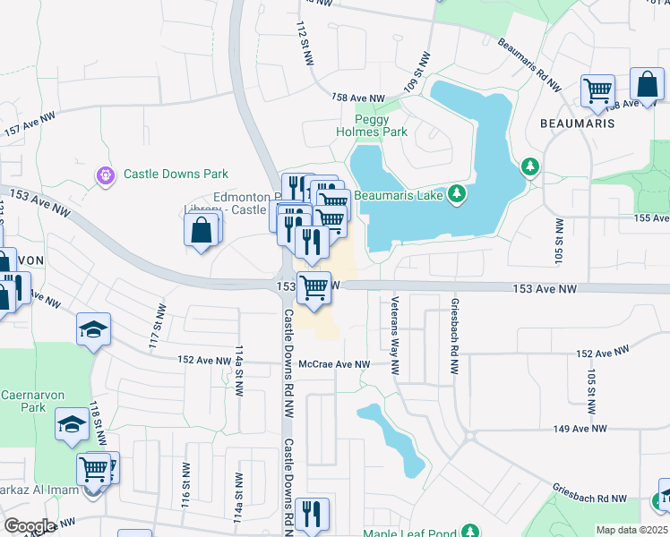 Castle Downs Edmonton Map 15341 Castle Downs Road Northwest, Edmonton Ab - Walk Score