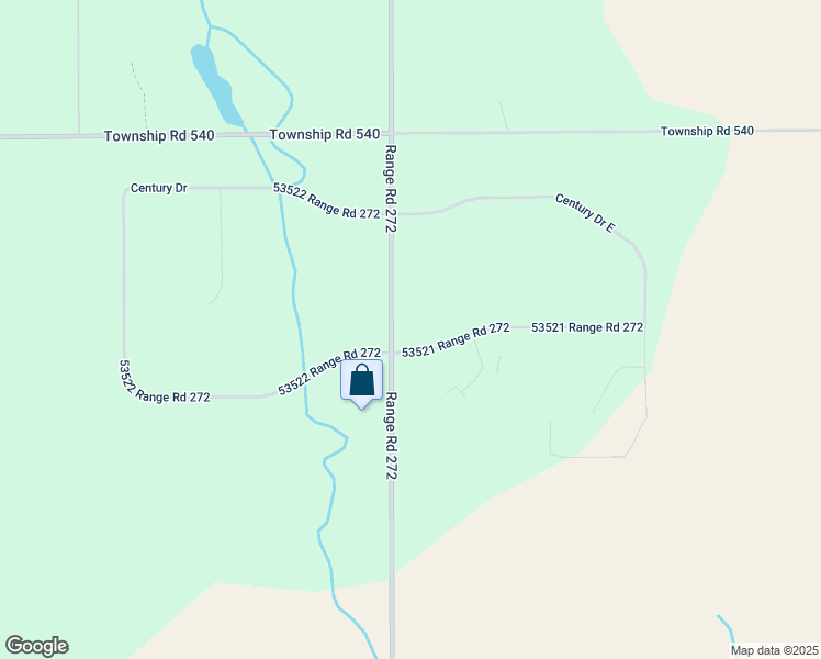 map of restaurants, bars, coffee shops, grocery stores, and more near 53521 Range Road 272 in Spruce Grove