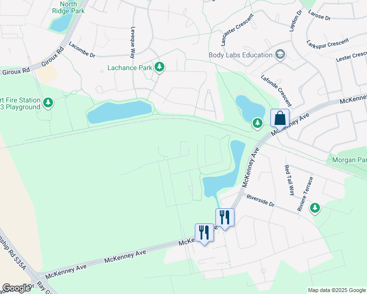 map of restaurants, bars, coffee shops, grocery stores, and more near 19 Genstar Annex in St. Albert