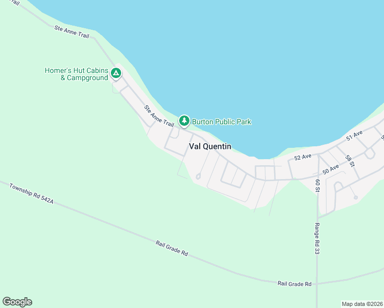 map of restaurants, bars, coffee shops, grocery stores, and more near 5011 Lakeview Drive in Alberta Beach