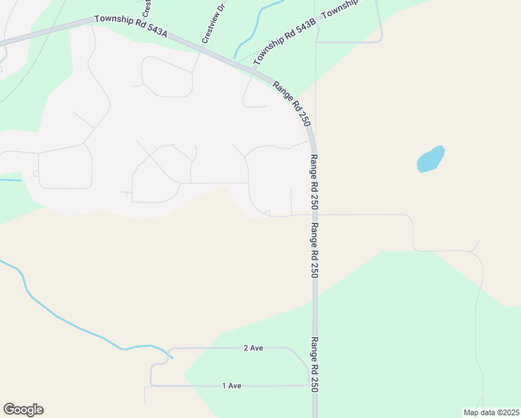 map of restaurants, bars, coffee shops, grocery stores, and more near 122 Range Road 250 in Sturgeon County