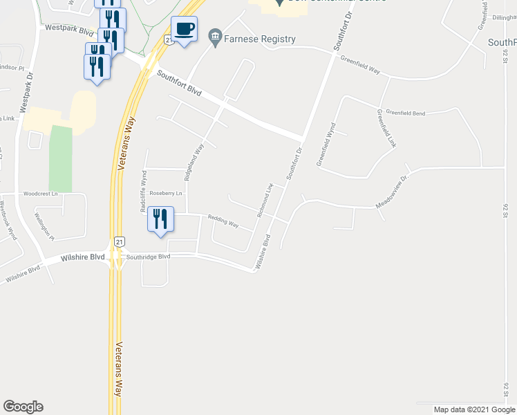 map of restaurants, bars, coffee shops, grocery stores, and more near 38 Richmond Link in Fort Saskatchewan