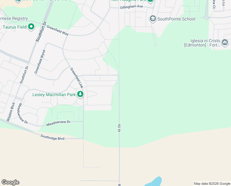 map of restaurants, bars, coffee shops, grocery stores, and more near 8522 92 Street in Fort Saskatchewan