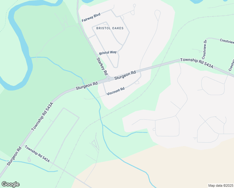map of restaurants, bars, coffee shops, grocery stores, and more near 15 Viscount Road in Sturgeon County