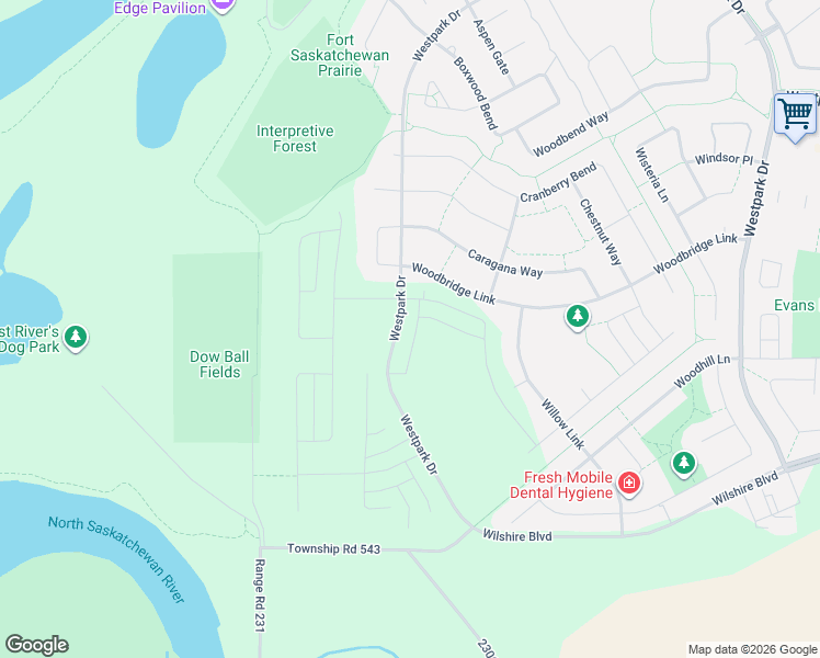 map of restaurants, bars, coffee shops, grocery stores, and more near in Fort Saskatchewan