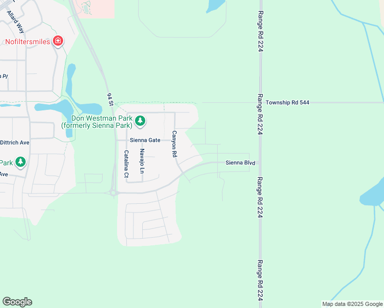 map of restaurants, bars, coffee shops, grocery stores, and more near 18 Sienna Boulevard in Fort Saskatchewan