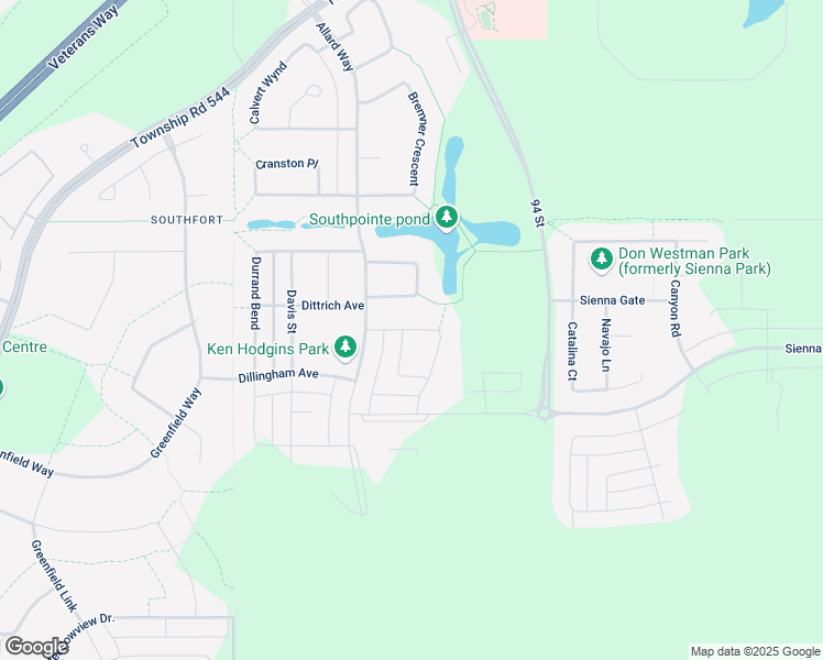 map of restaurants, bars, coffee shops, grocery stores, and more near 86 Ellice Bend in Fort Saskatchewan