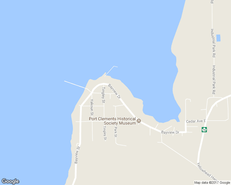 map of restaurants, bars, coffee shops, grocery stores, and more near 60 Bayview Drive in Port Clements