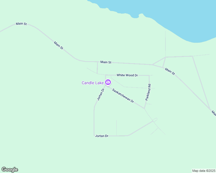 map of restaurants, bars, coffee shops, grocery stores, and more near Saskatchewan Drive in Candle Lake