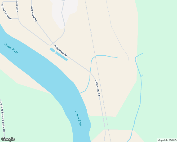 map of restaurants, bars, coffee shops, grocery stores, and more near Willow Cale Forest Service Road in Prince George