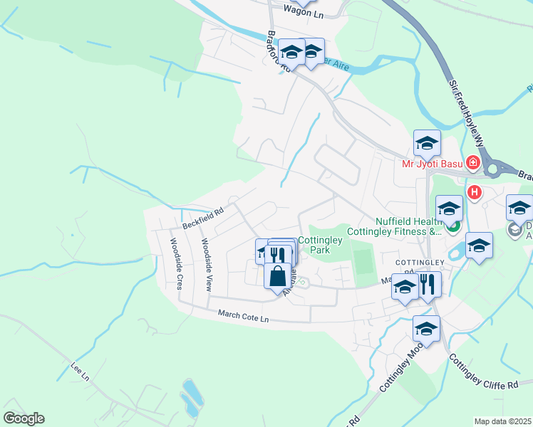 Northfield Crescent, West Yorkshire England Walk Score